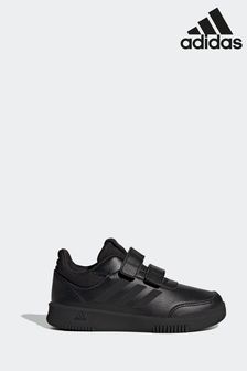 adidas Black adidas Kids Tensaur Lace School Trainers (M89336) | £23