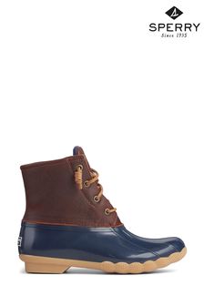 Sperry Brown Saltwater Duck Weather Boots