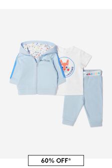 Marc Jacobs Baby Boys Tracksuit And T-Shirt Set in Blue