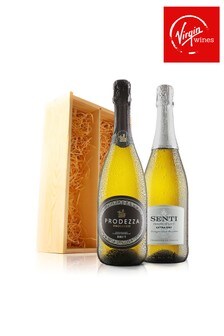 Virgin Wines Prosecco Duo in Wooden Gift Box (M91444) | £35