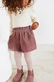 Pink Velvet Shorts (3mths-7yrs) (M91875) | £16 - £18