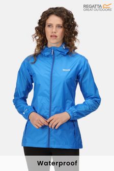 Regatta Womens Pack It III Blue Waterproof Jacket