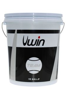 Uwin Yellow Team Tennis Balls - Bucket of 72 balls