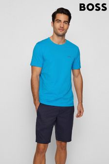 BOSS Blue Tee Curved T-Shirt