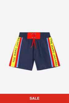 Marc Jacobs Boys Colourblock Logo Swim Shorts