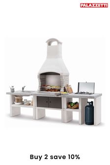 Palazzetti Grey Marbella Outdoor BBQ Kitchen (M93667) | £2,350
