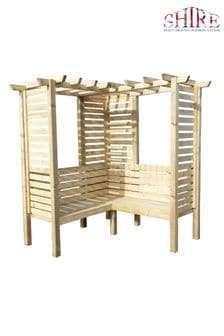 Shire Clematis Pressure Treated Arbour Bench