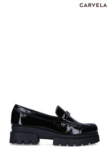 Carvela Comfort Black Run Loafer Shoes