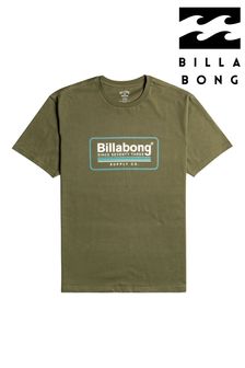 Billabong Clothing Cream Military Short Sleeve T-Shirt