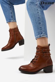 Dune London Wf Paxan Buckle Detail Heeled Ankle Boots (M94394) | £125