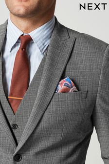Grey Motion Flex Stretch Check Suit (M95439) | £89