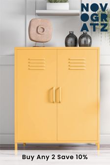 Novogratz Cache 2 Door Metal Locker Storage Cabinet - Yellow (M95927) | £200