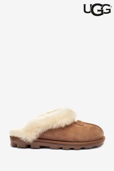 UGG Brown Coquette Slippers (M96355) | £100
