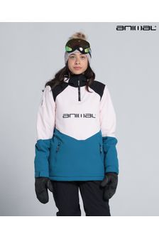 Animal Pink Snowstorm Womens Ski Jacket