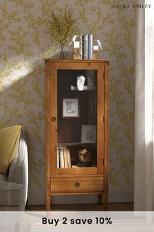 Honey Gold Balmoral One Door One Drawer Display Unit