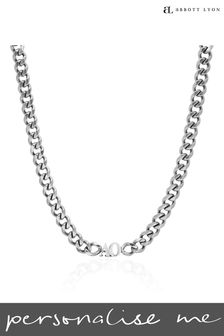 Abbott Lyon Silver Personalised Initial Choker Necklace