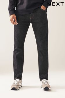 Purple Denim Patch-detail Slim-leg Stretch-cotton Jeans in Black for Men Mens Clothing Jeans Slim jeans 