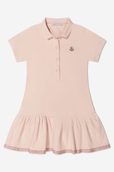 Moncler Enfant Girls Pique Polo Dress