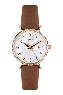 Limit Tan Brown Classic Watch