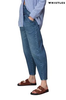 Whistles Blue Authentic India Pleat Jeans