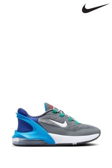 Nike Grey/Blue Air Max 270 GO Junior Trainers (MJH713) | £75