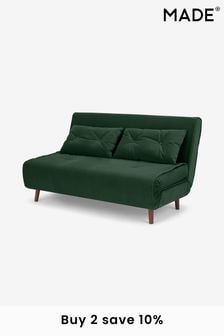 MADE.COM Moss Green Haru Large Sofa Bed