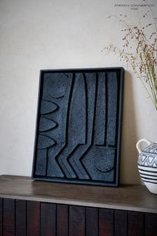 French Connection Black Abstract Wall Art