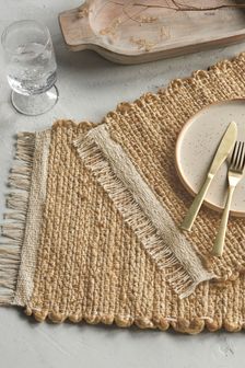 French Connection Natural Watamu Set of 2 Placemats