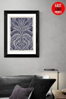 East End Prints Blue One Hundred Leaved Plant XI by Alisa Galitsyna