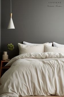 Content by Terence Conran Natural Relaxed Cotton Linen Duvet Cover Set