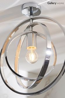 Gallery Home Chrome Anthony 1 Bulb Bathroom Ceiling Light