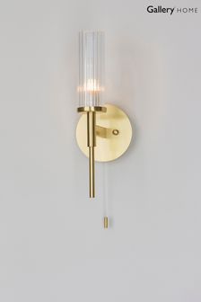 Gallery Home Brass Orillia 1 Bulb Bathroom Wall Light