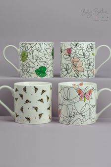 Belly Button Designs Mobius Set Of 4 Mugs