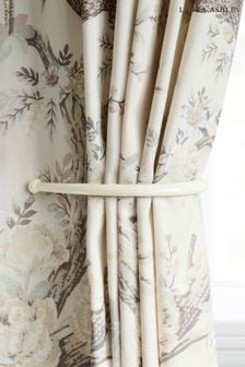 Cream Set of Two Ball End Curtain Holdback