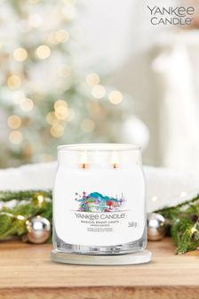 Yankee Candle White Signature Medium Jar Magical Bright Lights Scented Candle