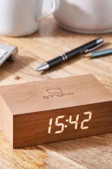 Gingko Cherry Flip Click Alarm Clock