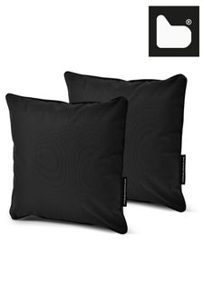 Extreme Lounging Black B Cushion Outdoor Garden Twin Pack