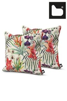 Extreme Lounging Multi B Cushion Outdoor Garden Poppy Twin Pack