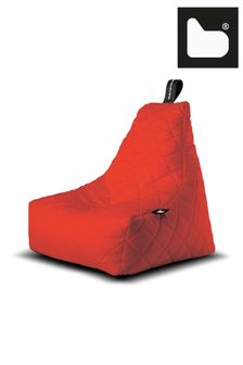 Extreme Lounging Red Mighty B Bag Quilted Bean Bag