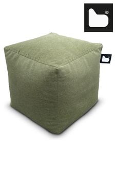 Extreme Lounging Moss B Box Brushed Faux Suede Cube Bean Bag