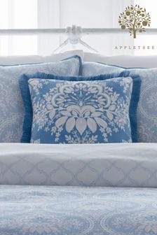 Appletree Blue Alexia Luxe Velvet Filled Cushion