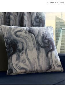 Clarke & Clarke Grey Tessuto Cushion