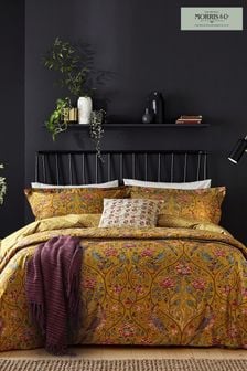 Morris & Co. Gold Seasons By May Duvet Cover Set