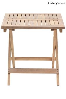 Gallery Home Natural Helmville Garden Side Table