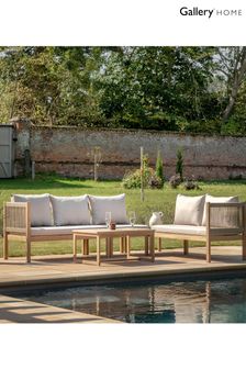 Gallery Home Natural Warner Garden Lounge Set