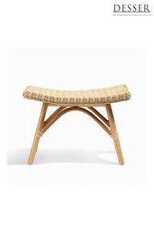 Desser Jubilee Punch Eden Natural Rattan Conservatory Footstool