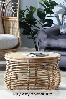 Desser Natural Royal Wicker Rattan Coffee Table