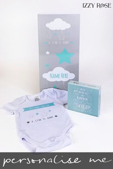 Personalised Mailbox Hello Baby Card and Gifts by Izzy Rose