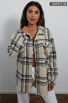 Missguided Oversized Check Shacket