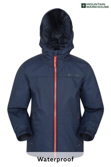 Mountain Warehouse Blue Torrent Kids Waterproof Jacket (P28053) | £35